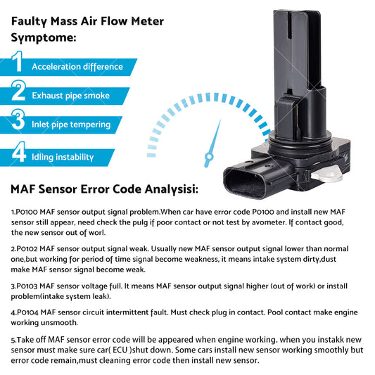 For 2008-2011 Impreza Forester WRX GT STI MAF Air Flow Meter AFM 22680-AA380