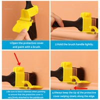 {{ 1/2pcs Profesional Edger Paint Brush Edger Brush Tool for Edges and Trim }} - Buy Car Parts Online at {{ Kaka Auto Parts }}.
