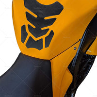 {{ Wide Pure Black Motorcycle Gas Tank Pad Protector Sticker Decal For Motorbike }} - Buy Car Parts Online at {{ Kaka Auto Parts }}.