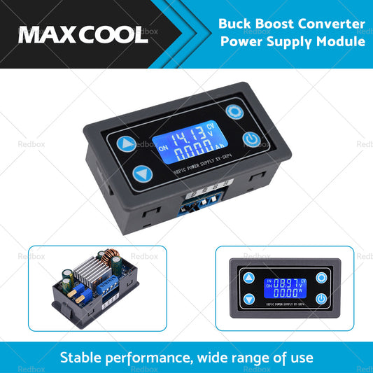 {{ Buck Boost Converter Power Supply Module DC 5-30V LCD Adjustable Auto DC-DC AU }} - Buy Car Parts Online at {{ Kaka Auto Parts }}.