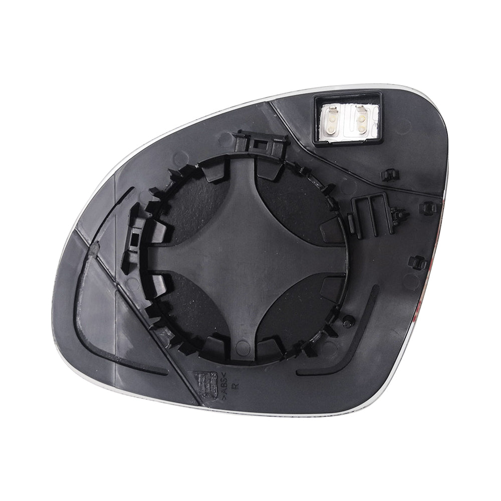 Right Driver Side Heated Mirror Glass with Back Plate Suitable For VW Golf MK5 2004¡§C2008
