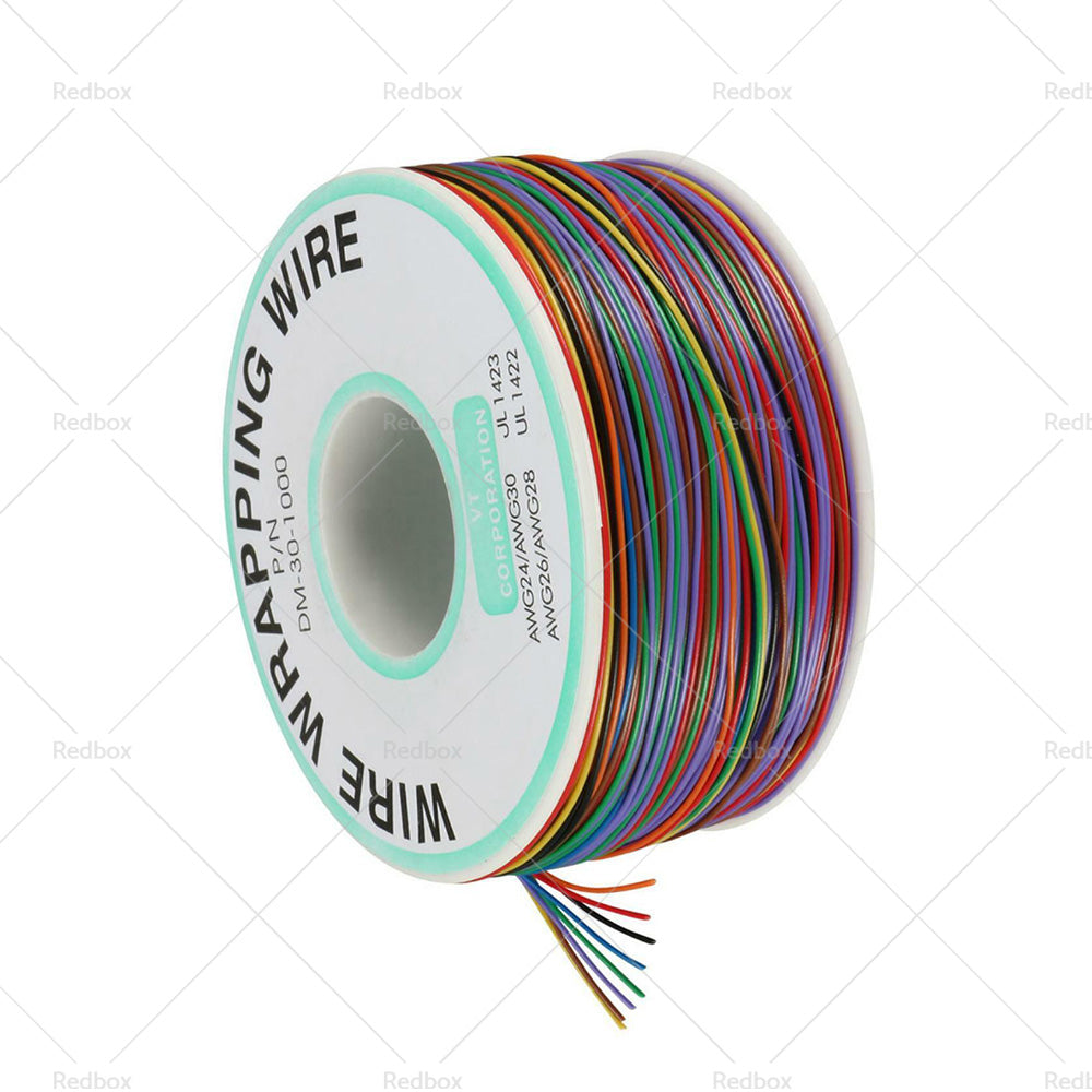 {{ Wrapping Wire Tin Plated Copper Wire P or N DM-30-1000 30 AWG 250M Length 8 Colors }} - Buy Car Parts Online at {{ Kaka Auto Parts }}.
