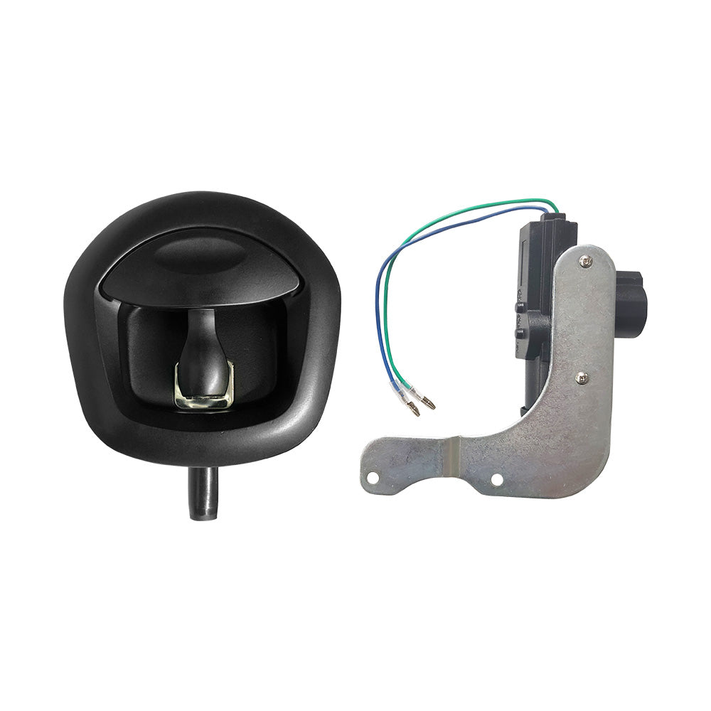 4x Power Operated Whale Tail T-Handle Folding Lock Suitable For Trailer Canopy Black DC 12V