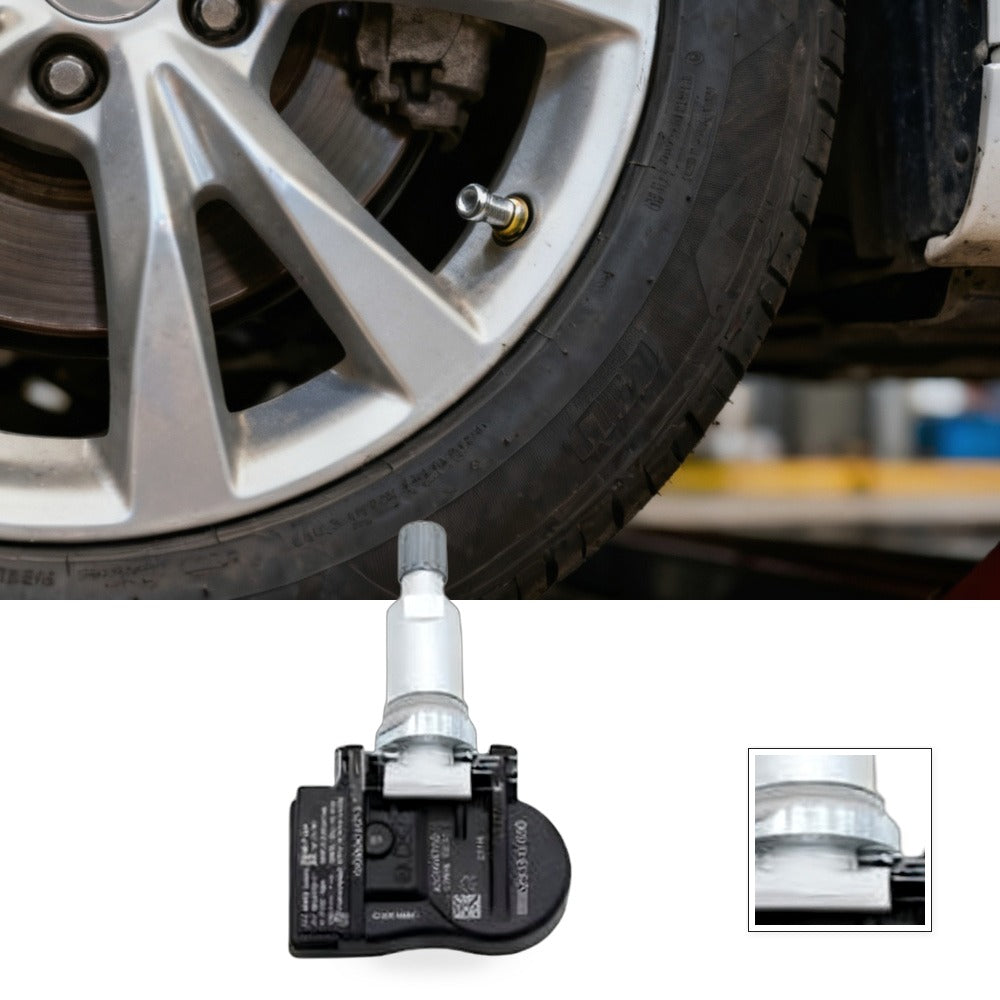 Tyre Pressure Sensors TPMS Sensors Metal Valve Silver for Hyundai Accent i20 Sol