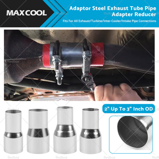 {{ 2  Up To 3  Inch OD Adaptor Steel Exhaust Tube Pipe Adapter Reducer - 2. 25  2. 5  3 }} - Buy Car Parts Online at {{ Kaka Auto Parts }}.