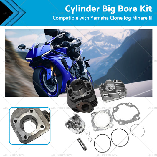 {{ 47mm Big Bore Head Cylinder Piston Kit Suitable for Yamaha Clone Jog50 to 70CC }} - Buy Car Parts Online at {{ Kaka Auto Parts }}.