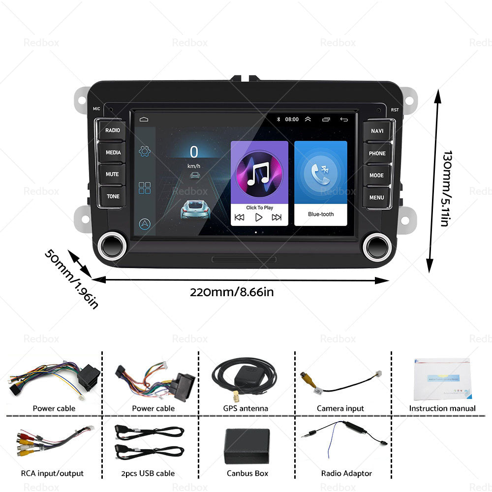 {{ 32GB 7inch Android 11 Car GPS WiFi Apple CarPlay Stereo Radio Suitable For VW Golf }} - Buy Car Parts Online at {{ Kaka Auto Parts }}.