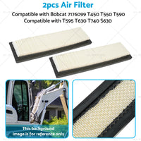 {{ 2X Air Filter SuitableFor Bobcat 7176099 T450 T550 T590 T595 T630 T740 S630 S650 }} - Buy Car Parts Online at {{ Kaka Auto Parts }}.