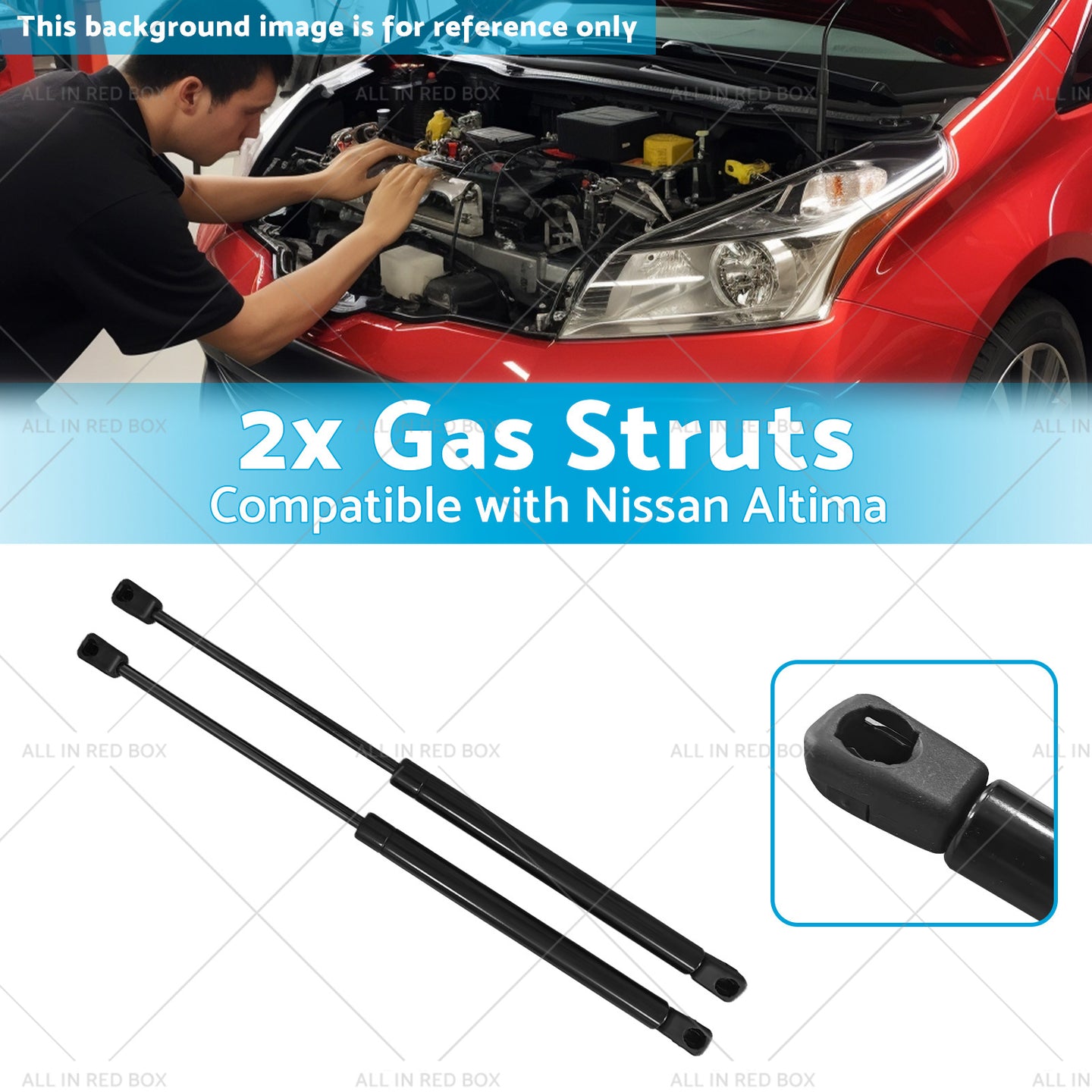 {{ 2x Gas Struts Suitable for Nissan Altima Bonnet L33 3TSOA 268N 2013-2018 }} - Buy Car Parts Online at {{ Kaka Auto Parts }}.
