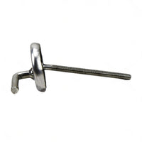 2PCS Toilet Seat Fix Fitting Stainless Back To Wall Replace Quick Release Hinges