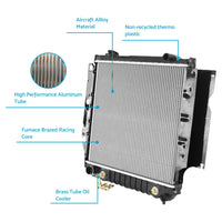 32mm Heavy Duty Radiator Suitable For Jeep Wrangler YJ TJ 1987-2006 4.0L 6Cyl AT MT Right Hand Drive
