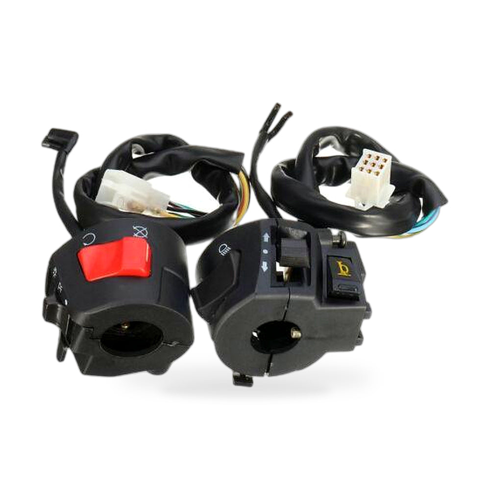 Motorcycle Handlebar Headlight Control Switch Suitable for Universal 7/8
