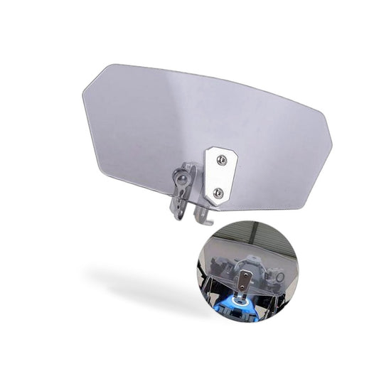 Motorcycle Windshield Clip-On Extension Spoiler Wind Deflector Suitable for All