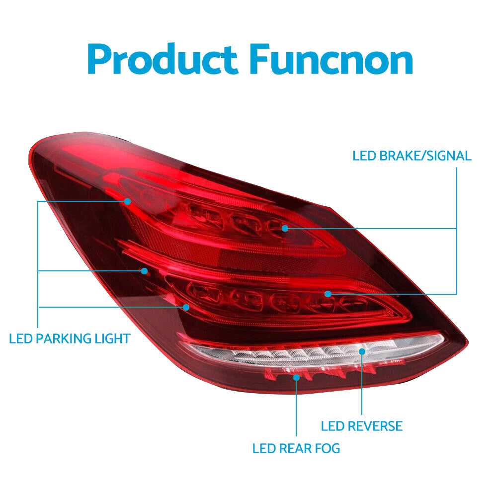 LED Rear Tail Light Pair Suitable for Mercedes C-Class W205 2014¡§C2018 Models