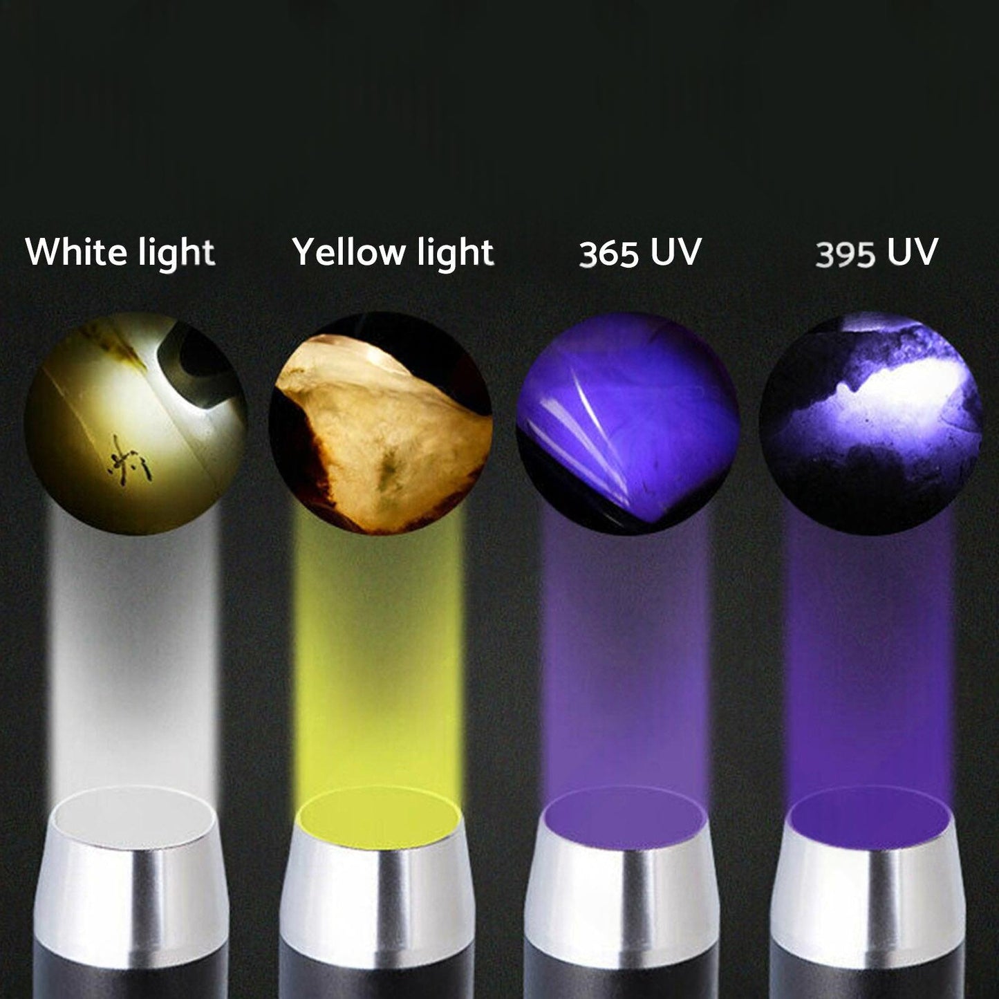 Professional 4-in-1 LED Gemstone Identification Light Suitable For Gemologists