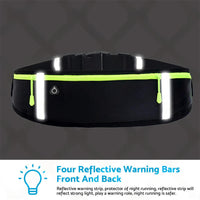 Waterproof Running Hiking Sport Bum Bag Travel Money Phone Belt Waist Zip Pouch