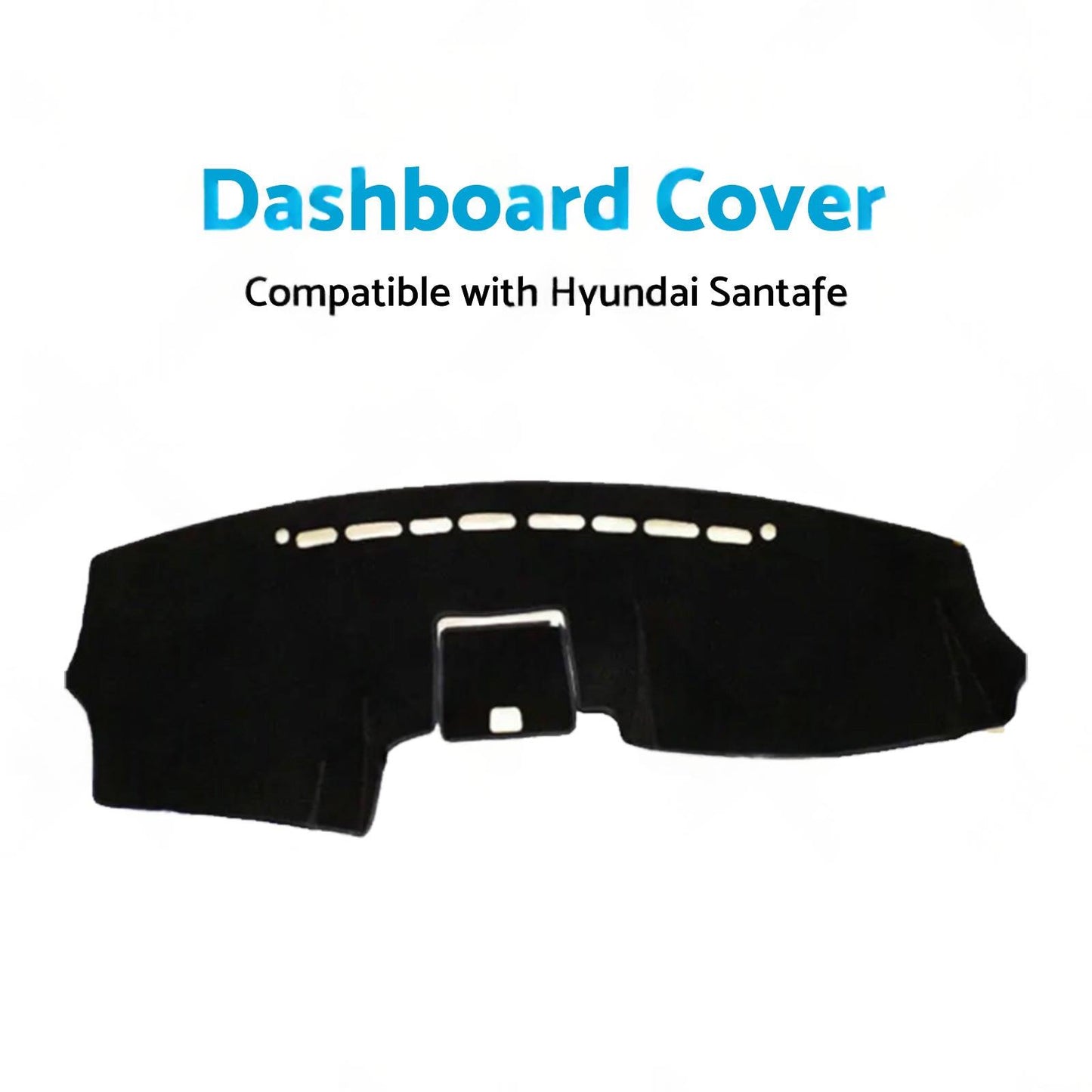 RHD Non-slip Dash Mat Suitable For Hyundai Santafe 2006-2012 Dashboard Cover