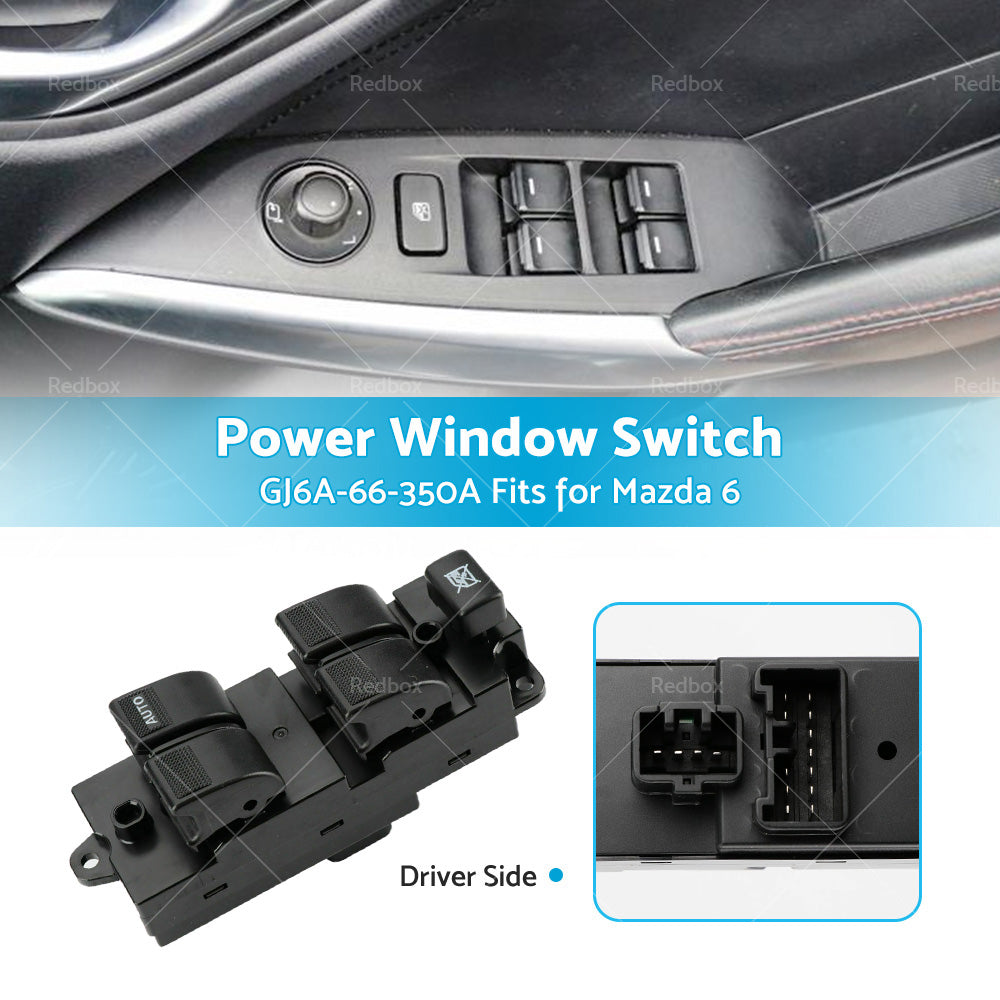 {{ GJ6A-66-350A Power Window Switch Front Right Suitable For Mazda 6 2003-2005 }} - Buy Car Parts Online at {{ Kaka Auto Parts }}.