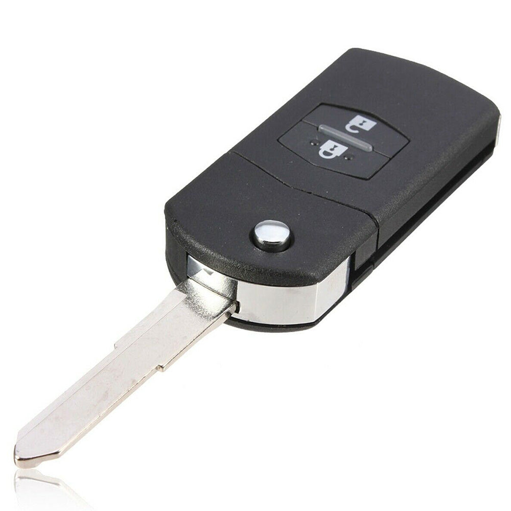 {{ 2Pcs x2 Button Remote Flip Key Car Shell Case Cover For Mazda 3 5 6 RX7 RX8 BT50 }} - Buy Car Parts Online at {{ Kaka Auto Parts }}.