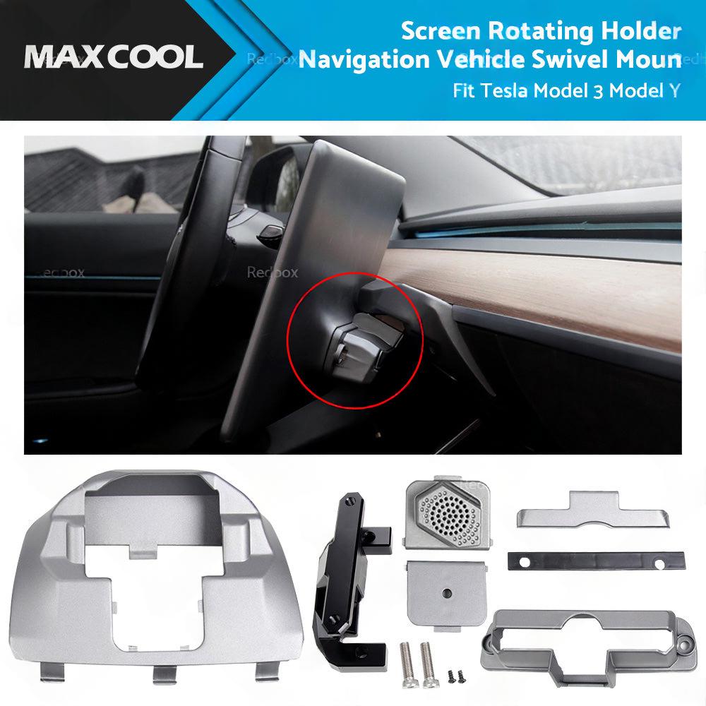 Fit Tesla Model 3 Model Y Screen Rotating Holder Navigation Vehicle Swivel Mount