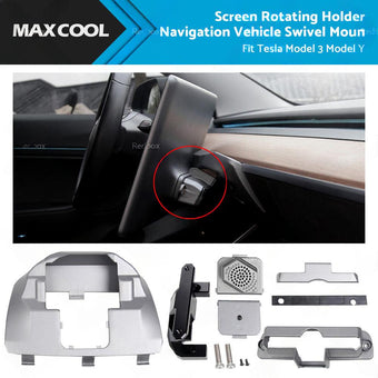 compare product Fit Tesla Model 3 Model Y Screen Rotating Holder Navigation Vehicle Swivel Mount