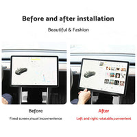Fit Tesla Model 3 Model Y Screen Rotating Holder Navigation Vehicle Swivel Mount