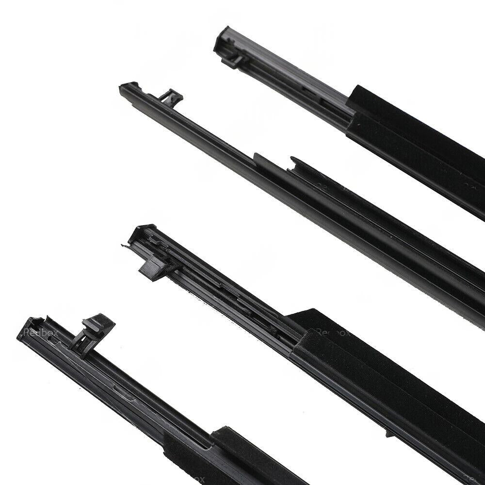 4x Door Glass Seal Weatherstrip Suitable For Toyota Landcruiser Prado 120 Series