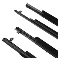 4x Door Glass Seal Weatherstrip Suitable For Toyota Landcruiser Prado 120 Series