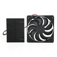 3W Solar Panel Powered Fan Mini Ventilator For Greenhouse Pet or Dog Chicken House