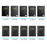 1x SMD/SMT Capacitor & Resistor Sample Book Kit 0201 0402 0603 0805 1206