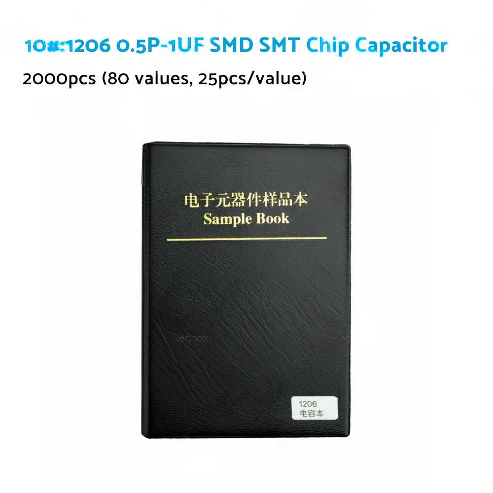 1x SMD/SMT Capacitor & Resistor Sample Book Kit 0201 0402 0603 0805 1206