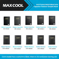 1x SMD/SMT Capacitor & Resistor Sample Book Kit 0201 0402 0603 0805 1206