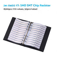 1x SMD/SMT Capacitor & Resistor Sample Book Kit 0201 0402 0603 0805 1206