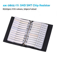 1x SMD/SMT Capacitor & Resistor Sample Book Kit 0201 0402 0603 0805 1206