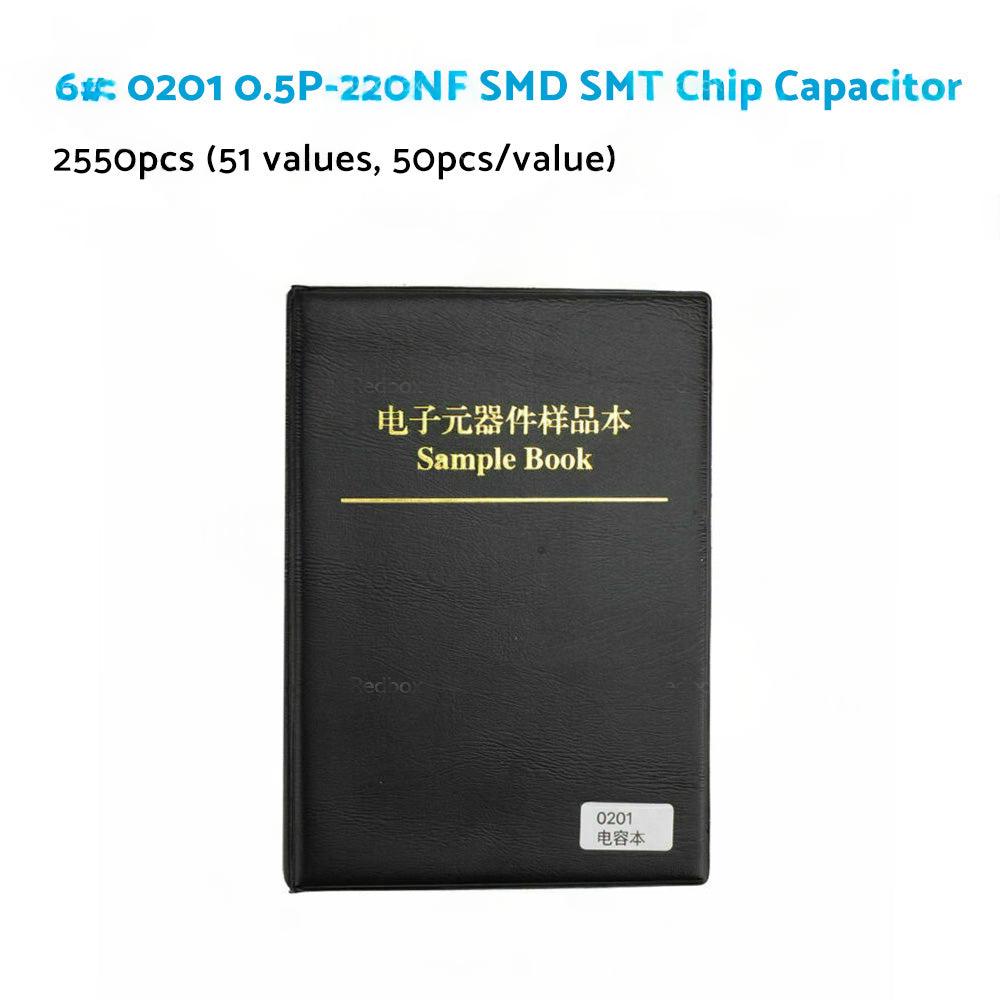 1x SMD/SMT Capacitor & Resistor Sample Book Kit 0201 0402 0603 0805 1206