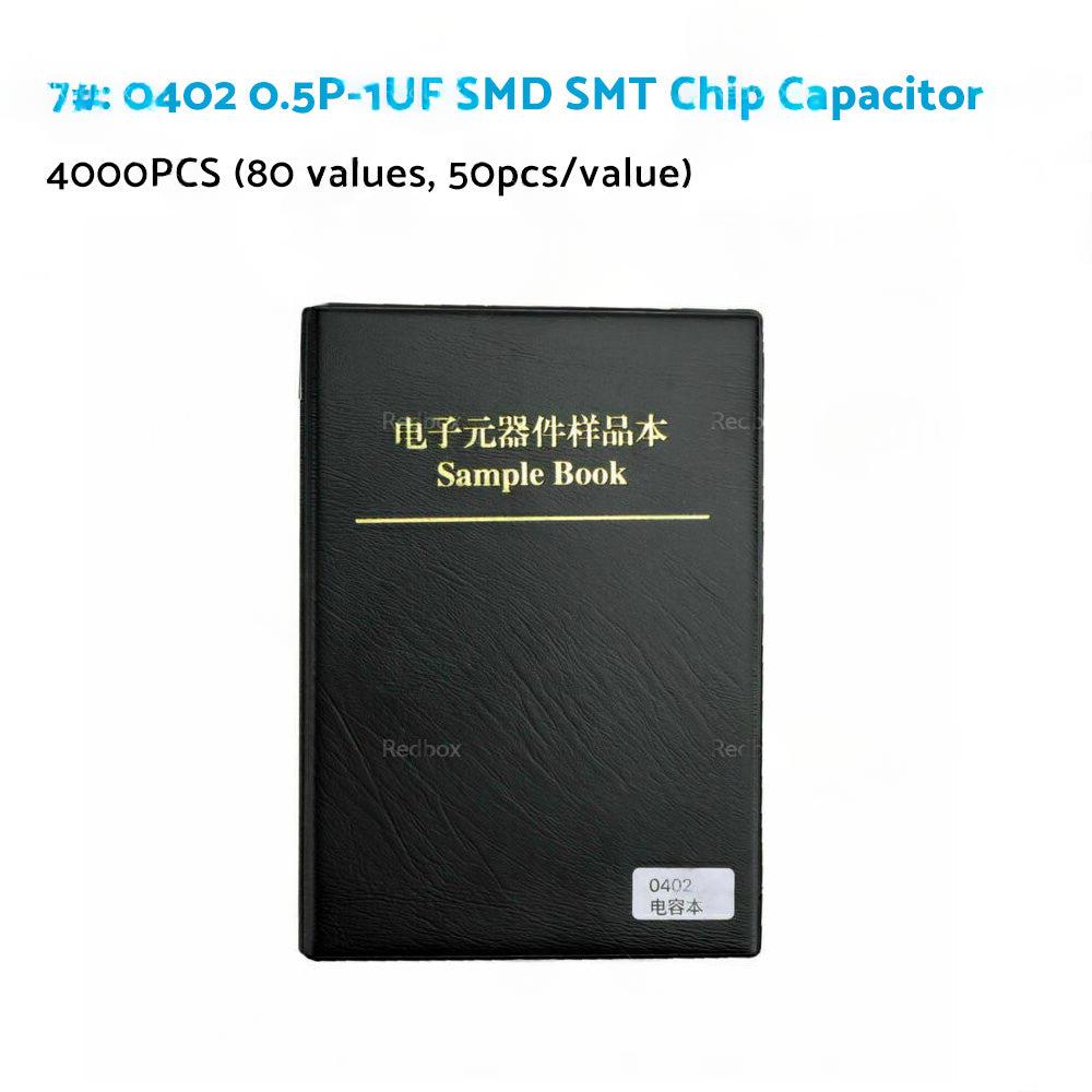 1x SMD/SMT Capacitor & Resistor Sample Book Kit 0201 0402 0603 0805 1206