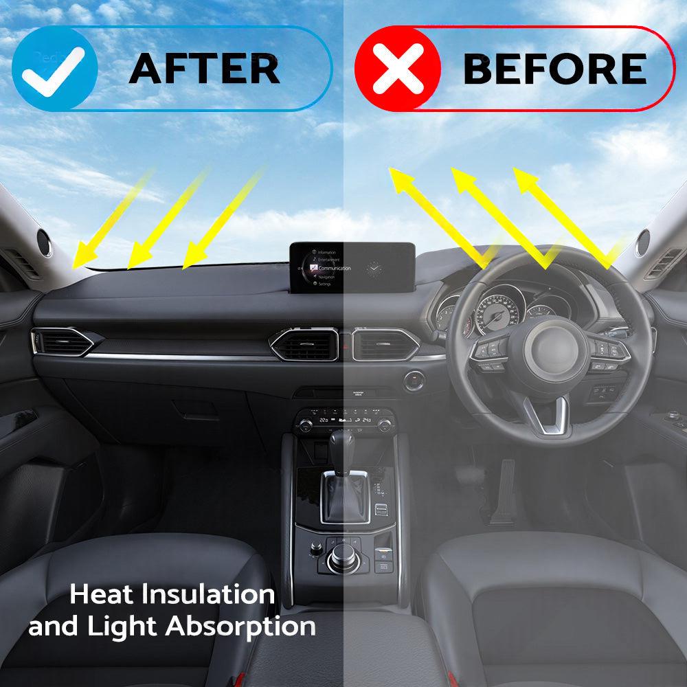 Dash Mat For Mitsubishi Eclipse Cross 2017-New with HUD Dashboard Cover Black