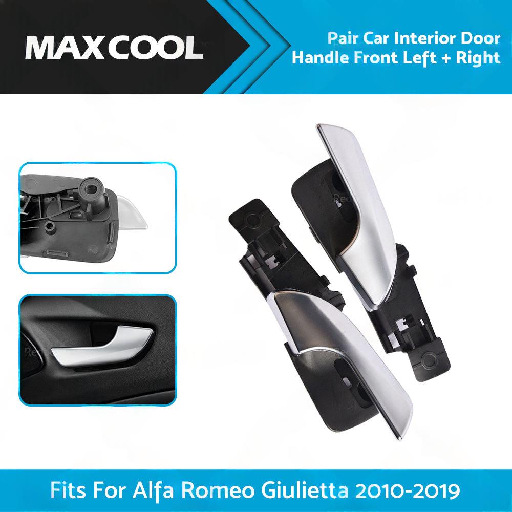 Pair Interior Door Handle Front Left Right Fit For Alfa Romeo Giulietta 10-19