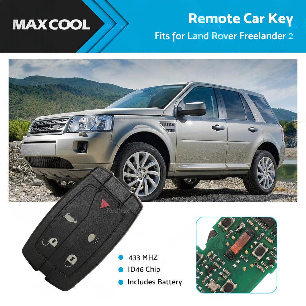 433MHz 5 Buttons Remote Car Key ID46 Chip For Land Rover Freelander 2 2007-2014