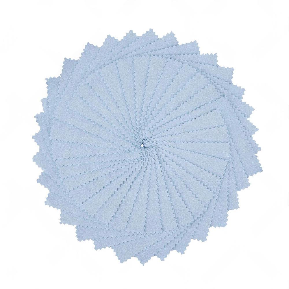 250PCS Jewelry Cleaning Cloth Wrapped For Silver Gold Brass Coin Ring