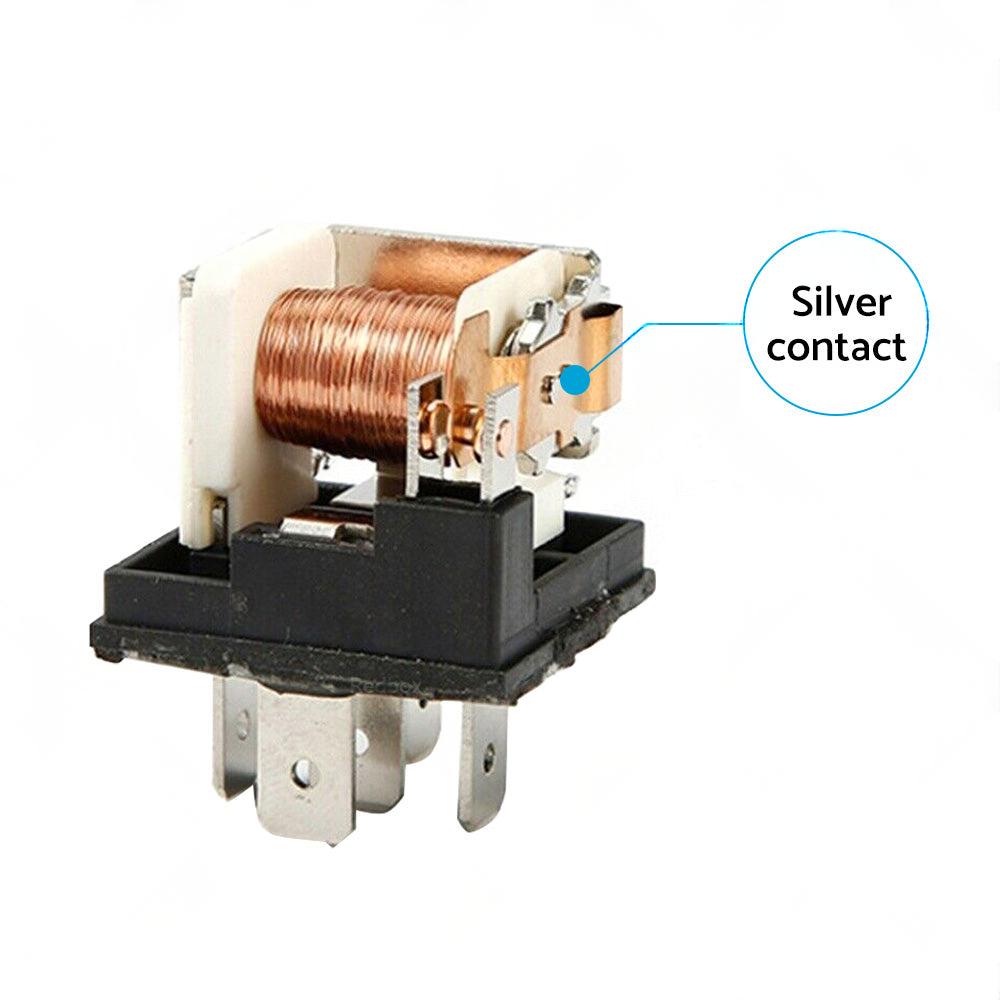 SPDT Automotive Relay With Harness Socket 5x 24V 40A 5 Pin For Car Yacht Caravan