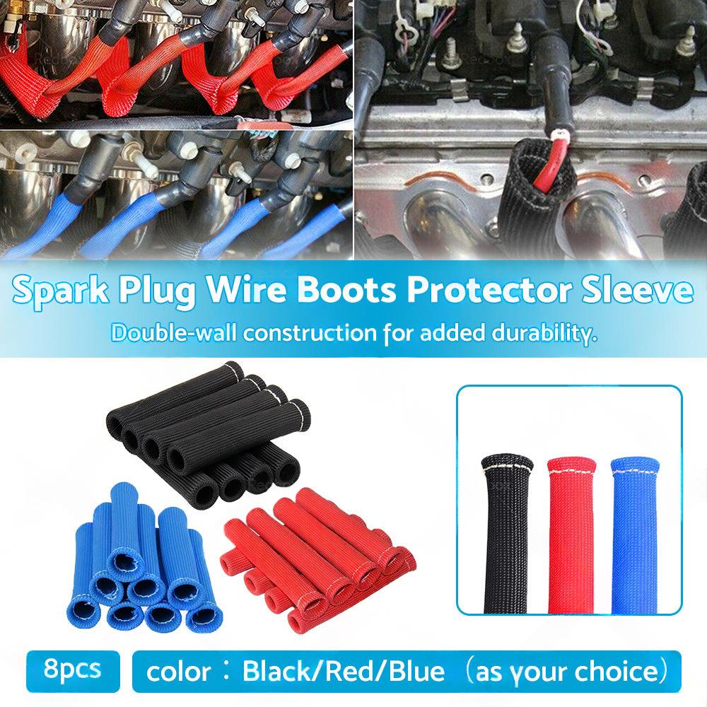 Spark Plug Wire Heat Shield Sleeve Protector Boots Suitable For LS1 / LS2
