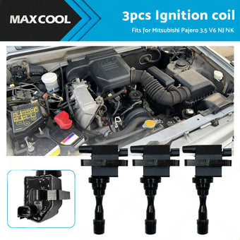compare product 3PCS MD303922 IGNITION COIL for MITSUBISHI PAJERO NJ NK V6 3. 5L DOHC 1993-1997