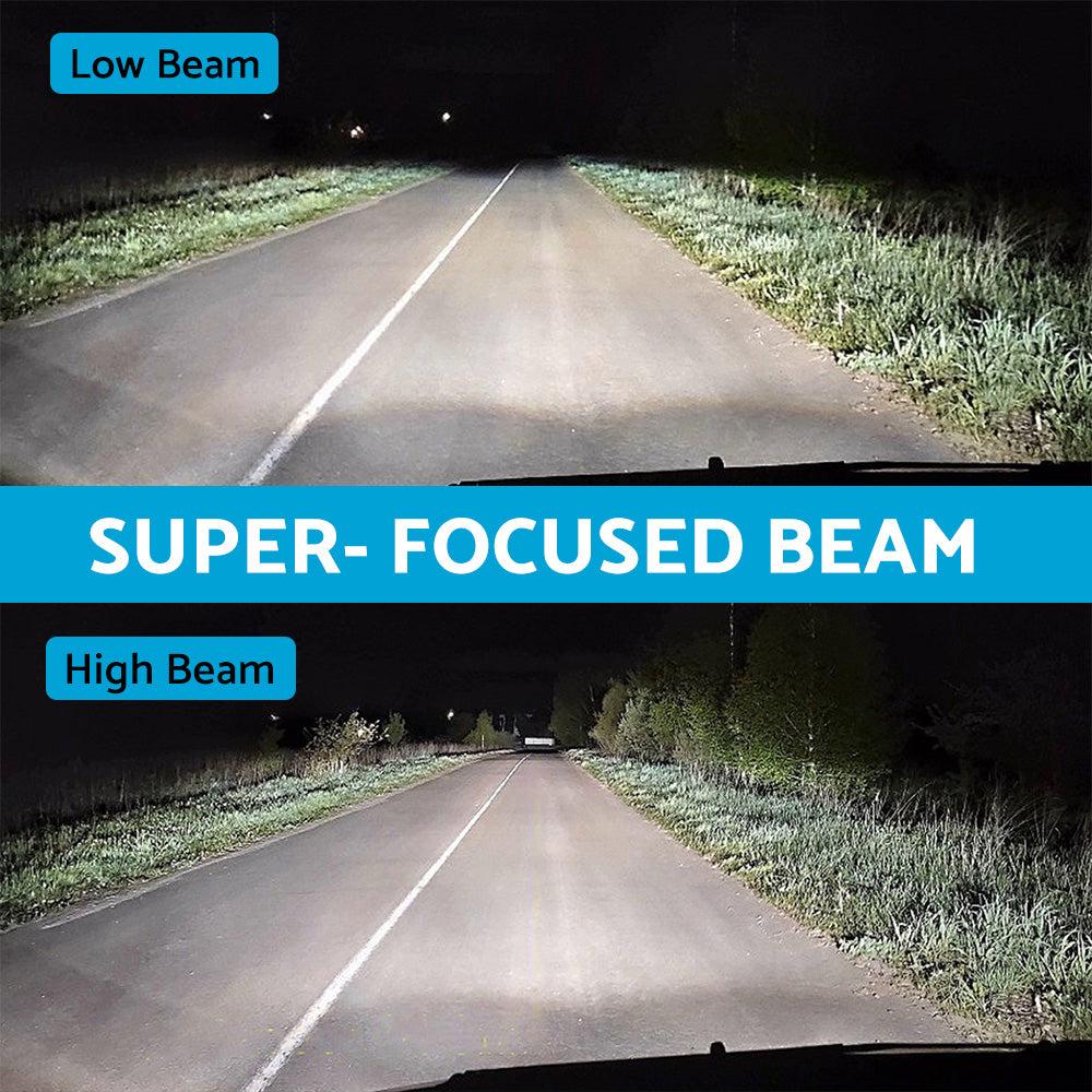 HB2 9003 H4 LED Headlight Globe Kit 2x Suitable For Hi/Low Beam 9000LM Brighter White