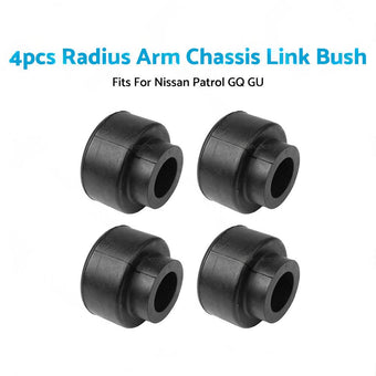 compare product 4x Radius Arm Chassis Link Bushes Suitable For Nissan Patrol GQ Y60 / GU Y61 1988-2016