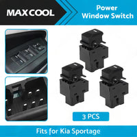 3x Passenger Side Power Window Switch 93580-3W000 Fit For Kia Sportage 2010-2015