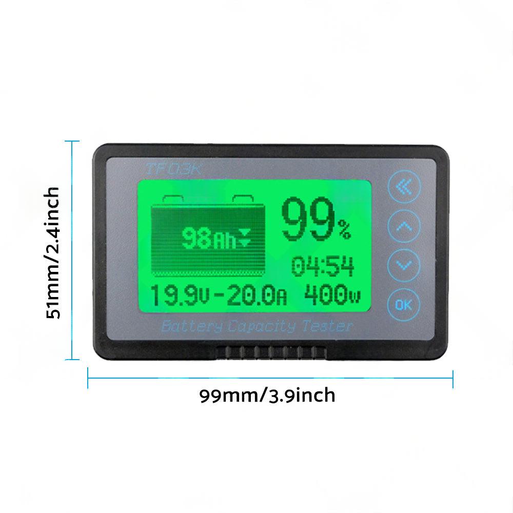 350A MAX 500A LCD Alarm Tester Capacity Display Lithium Battery Monitor Caravan