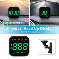 Universal Car HUD Head Up Display LED Digital GPS Speedometer Overspeed Alarm
