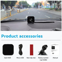 HUD Head Up Display Car LED Digital GPS Speedometer Universal Overspeed Alarm