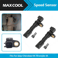 2x Rear ABS Speed Sensor 52125003AB Fits For Jeep Cherokee KK Wrangler JK 2. 8L